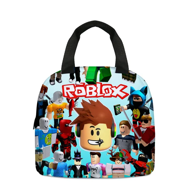 Roblox-Mochila deportiva con compartimentos para estudiantes de primaria y secundaria, Mochila de Anime para Cosplay, iluminadora, para niños y niñas
