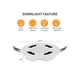 thumbnail image 2 of 12W 3000K/6500K Dual-Color Lighting ,Ultra-thin LED Downlight For Wine Cabinet Miniature Counter Corridor Light, 2 of 5