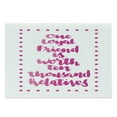 thumbnail image 1 of Best Friend Cutting Board, Loyal Friend is Worth Thousand Relatives Wise Experienced Saying, Decorative Tempered Glass Cutting and Serving Board, in 3 Sizes, by Ambesonne, 1 of 2