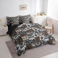 thumbnail image 2 of Feelyou Patchwork Bedding Comforter Set 7 Pieces, Western Animal Queen Bedding Sets, 2 of 7