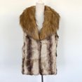 thumbnail image 5 of Somuwie Clearance Winter Men's Faux Fur Vest Warm Fashion Fur Vest Top Coat, 5 of 7