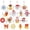 A003- Style C, variant on Christmas Decorations for Home, 20 Pcs 2.5 Inch Round Peppermint Swirl Candy Shaped Hanging Ornaments, Diamond Art Christmas Ornaments, Christmas Tree Ornaments Set, Christmas