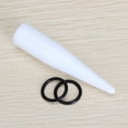 thumbnail image 4 of Esquirla 2pcs White Acrylic Taper Ear Expander Stretcher Plug Stretching Jewelry 12mm, 4 of 8