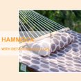 thumbnail image 5 of Prime Garden Two Person Hammock 12FT with Pillow for Outdoor,450 LBS Weight Capacity,Brown, 5 of 5