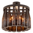 thumbnail image 2 of Meyda Tiffany 202857 Tuscan Vineyard 5 Light 19" Wide Ring Chandelier, 2 of 5