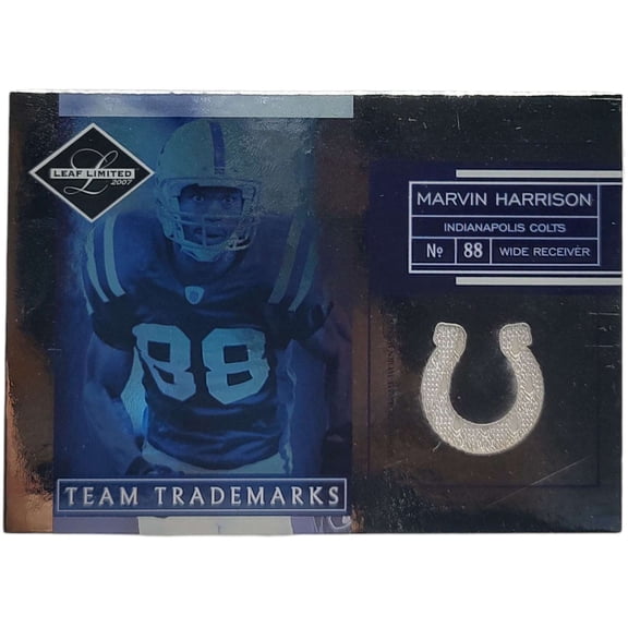 NFL 2007 Leaf Limited 39/50 Team Trademarks Marvin Harrison TT-27 [Relic]