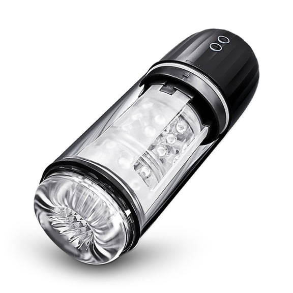 TLUDA Automatic Male Masturbator Vibrator Sucking Waterproof Mens Vibrating Sex Toys ,Black