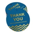 thumbnail image 1 of Inkdotpot Pack Of 50 Thank You For Celebrating With Us Bridal Shower-Baby Shower-Retirement-Wedding-Birthday Favor Paper Tags Craft Real Gold Foil Hang Tags, 1 of 7