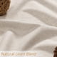 thumbnail image 3 of Cortinas de lino color crema, color beige, opacas, 107 x 213 cm, de Guken, para sala de estar, 3 of 8