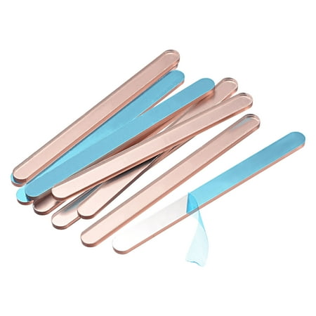 

Uxcell Acrylic Sticks PMMA 11.5 x 1 CM Mirrored Silver Tone and Rose Gold 30 Pack