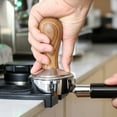 thumbnail image 2 of YIEMEEN Coffee Tamper with Spring Calibrated Espresso Hand Tamper Coffee Powder Press Tool Stainless Steel Flat Base for Family, 2 of 13