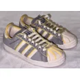 thumbnail image 1 of Adi - das Cozy Superstar Grey Yellow Casual LifestySneakers Shoes Youth 4 Womens 5, 1 of 6