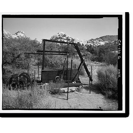 Historic Print, Wall Street Gold Mill, Twentynine Palms vicinity, San Bernardino County, CA - 6, 16" x 20"