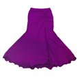 thumbnail image 2 of Mujer Vestido de danza del vientre con abertura en un lado Ropa de baile Danza latina - Púrpura talla única Sunnimix Vestido dividido para danza del vientre, 2 of 8