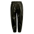 thumbnail image 5 of Hessimy Girls Sweatpants Kids Baggy Cargo Pants Athletic Drawstring Jogger Pants with Pockets(Black,10-11 Years), 5 of 6