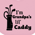 thumbnail image 4 of Inktastic I'm Grandpa's Lil' Caddy Golf for Kids Boys or Girls Baby Bib, 4 of 4