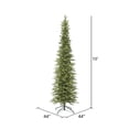 thumbnail image 3 of Vickerman 10' Bixley Pencil Fir Artificial Christmas Tree, Warm White Dura-lit LED Lights, 3 of 5