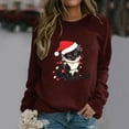 thumbnail image 2 of Women Blouses Ladies Sweatshirt Petite Christmas Shirt Women Sweatpants Sweatshirt Set Hoodies Size Small Zip up Sweatshirts Womens Half Zip Pullover Teen Hoodies Womens Oversized Hoodie 2XL, 2 of 5