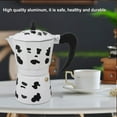 thumbnail image 4 of Moka Pot, Milk Cow Color Italian Coffee Maker Coffee Pot, Aluminum Stovetop Espresso Maker, Portable Manual Cuban Coffee Percolator for Cappuccino or Latte, 4 of 7