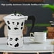 thumbnail image 4 of Moka De Color Leche De Vaca, De Aluminio Para Estufa, Espresso Con Diseño único De Patrón De Vaca, Portátil Y Compacta Para El Hogar, , Viajes De Camping Al Aire, 4 of 7