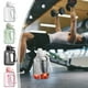 thumbnail image 1 of Botella de agua deportiva de gran capacidad 1700ml | Hervidor de plástico impermeable con correa | Opciones de consumo doble, Guía de hidratación, Duradero, Negro/Verde/Rosa/Blanco, Fitness al aire, 1 of 6