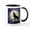 White/Black Inside, variant on CafePress - Howling Wolf Mugs - 11 oz Ceramic Mug - Novelty Coffee Tea Cup