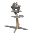 thumbnail image 1 of Silla alta Stokke Nomi gris/roble con juego para bebés de 6 a 24 meses, 1 of 6