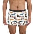 thumbnail image 1 of Fotbe Dogs Pug Calzoncillos Tipo Boxer con Bolsa de Soporte Total para Hombre, X-Temp Fresco, Transpirable y de Secado Rápido-Small, 1 of 5
