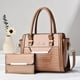 thumbnail image 5 of Juego de 2 bolsos de mano para mujer, de gran capacidad, de piel, para hombro, 5 of 5