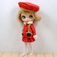 thumbnail image 3 of Conjunto de ropa de británico a 1/6, sin , para proteger de franela roja y gorro, medias para , trajes de de, 3 of 8