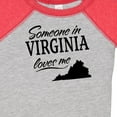 thumbnail image 4 of Inktastic Someone in Virginia Loves Me Boys or Girls Baby Bodysuit, 4 of 5