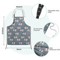 thumbnail image 7 of King Charles Cavalier Kids Aprons for Girls and Boys,Adjustable Neck Strap Toddler Aprons for Kids Cooking Baking, 7 of 7