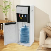 Bottom Loading Water Dispenser – Hot, Cold & Room Temperature Water – Energy Saving, Anti-Slip, Detachable Water Collection Box, Stylish Design