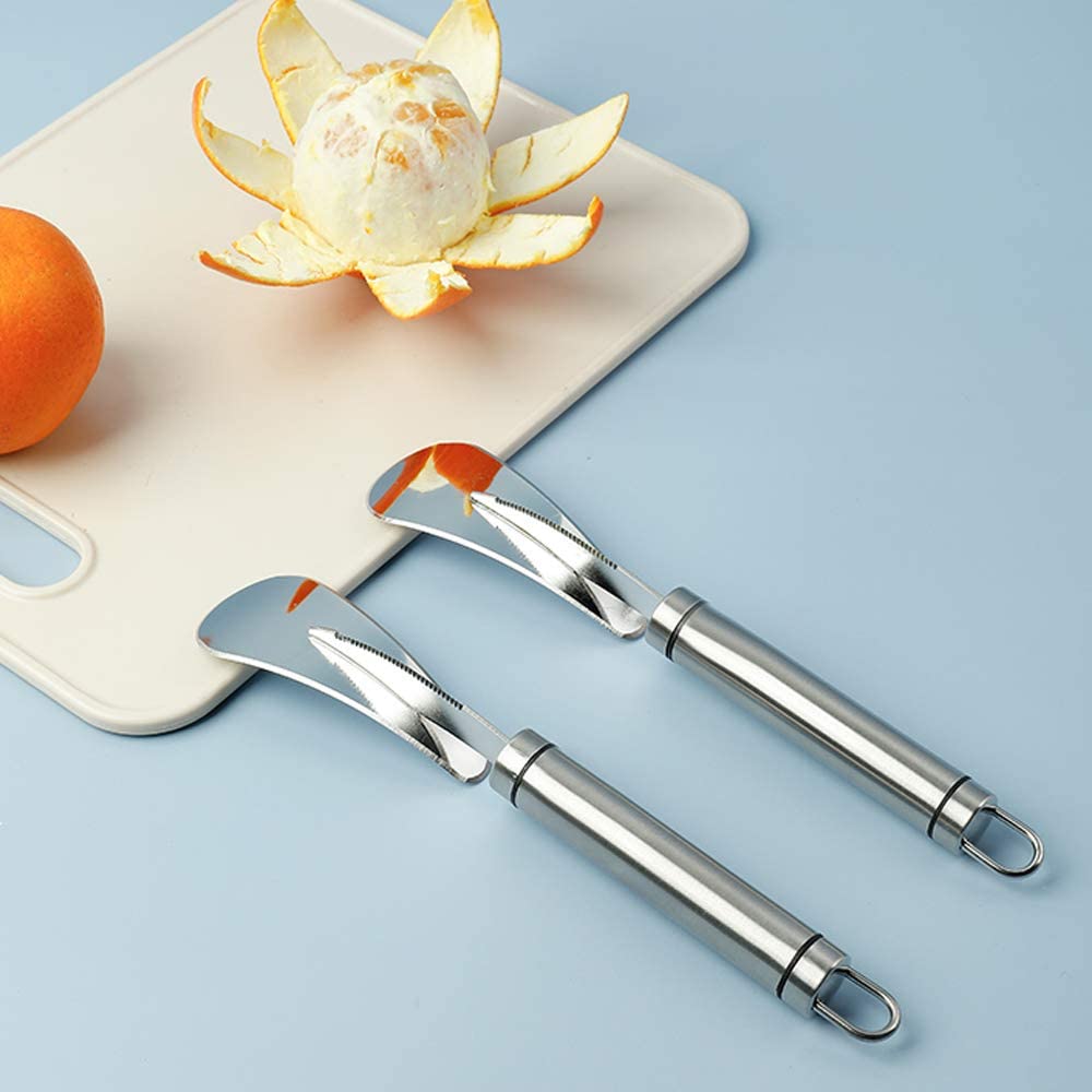 Tiitstoy Orange Peeler Cutter, 1 Pieces Stainless Steel Orange Citrus  Peelers, Orange Peeler Tool with Curved HAndle Vegetable Fruit Tools  Kitchen