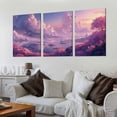 thumbnail image 2 of GOSMITH Art Wall Decor Oil Painting 12x16in x3 Dreamy Background Ready to Hang 12x16x3pcs, 2 of 4
