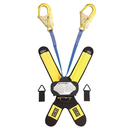 Self Retracting Web - DBI/SALA Talon 100% Tie-Off Self Retracting Lifeline With 2 Each Steel Self Locking Snap Hooks, 2 1/4