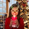 thumbnail image 1 of XWSHYW Decoraciones Navideñas Adornos Navideños para Adultos y Niños, Astas, Decoración de Papá Noel, Gafas, 1 of 6
