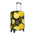 thumbnail image 3 of Bixox Washable Geometric Pattern with Bee Printed Luggage Cover, Fashion Suitcase Protector Fits for Medium luggage, 3 of 8