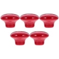 thumbnail image 4 of Kesenlong Round door knob 5pcs Durable Round Ceramic Kitchen Cupboard Cabinet Drawer Door Knobs Pull Handles - Size S (Red), 4 of 9