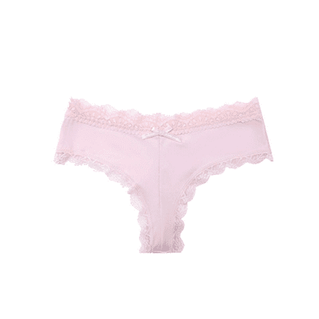 Fulorrnie Underwear for Women Comfort Briefs High Waisted Cute Panty Stretchable Elastic Waist Panties  Pink  L