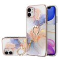 thumbnail image 1 of Funda a prueba de golpes de TPU Imd para iPhone 11, mármol blanco de la Vía Láctea, 1 of 3
