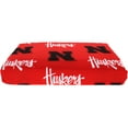 thumbnail image 3 of Nebraska Cornhuskers 100% cotton, 3 piece sheet set - flat sheet, fitted sheet, 1 pillow case, Twin XL, Team Colors, 3 of 3