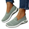 thumbnail image 3 of YLYL Women's Woven Orthopedic Shoes Breathable Soft Slip on Diabetic Foam Sneakers with Arch Support, 3 of 9