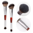 thumbnail image 2 of Brocha de maquillaje de dos cabezales, brocha de pelo de tres colores, brocha para rubor de doble uso, brocha reparadora de sombras de nariz, herramientas de belleza universales, fácil de, 2 of 6