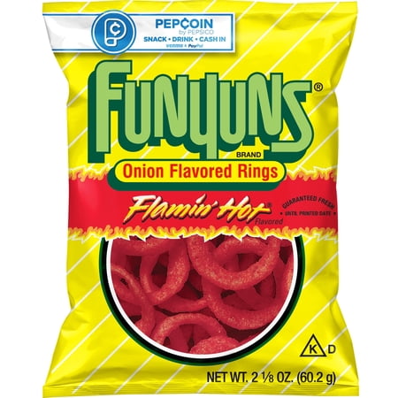 Funyuns Onion Flavored Rings Flamin' Hot,1PACK