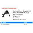 thumbnail image 2 of Rear Engine Mount - Compatible with 2011 - 2014 Chrysler 200 3.6L V6 2012 2013, 2 of 2