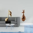 thumbnail image 2 of Escultura creativa de nota musical, figura de resina, adorno de mesa, centro de mesa, recuerdo decorativo de fiesta para escritorio, chimenea, dormito, 2 of 8