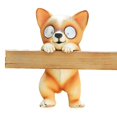 thumbnail image 1 of Solar Light-Small Yellow Dog Simulation Animal Pastoral Pendant Creative Fence Decorative Pendant Creative Cute Resin Solar Energy Outdoor, 1 of 5
