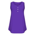 thumbnail image 4 of Bovemsi Women's Tanks & Camis Plus Size Summer Vest Loose Fit Round Neck Button Front Casual Top Camisoles for Under Clothes, 4 of 5