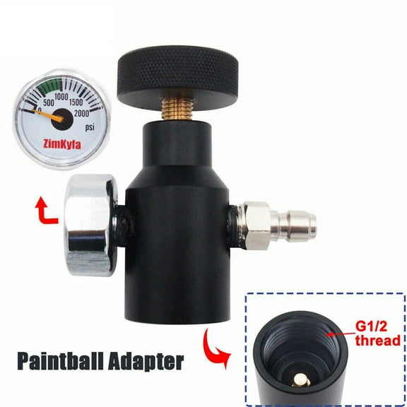 High Quality CO2 Fill Adapter Air Regulator 1/8 NPT 3000psi Filling Adapter